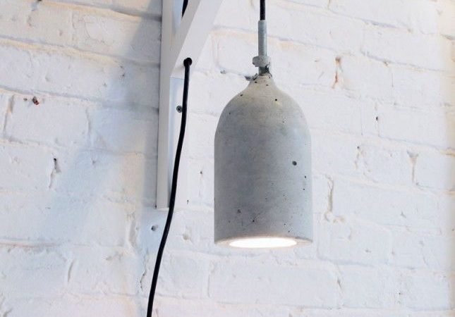 Modern Concrete Pendant Lamp DIY